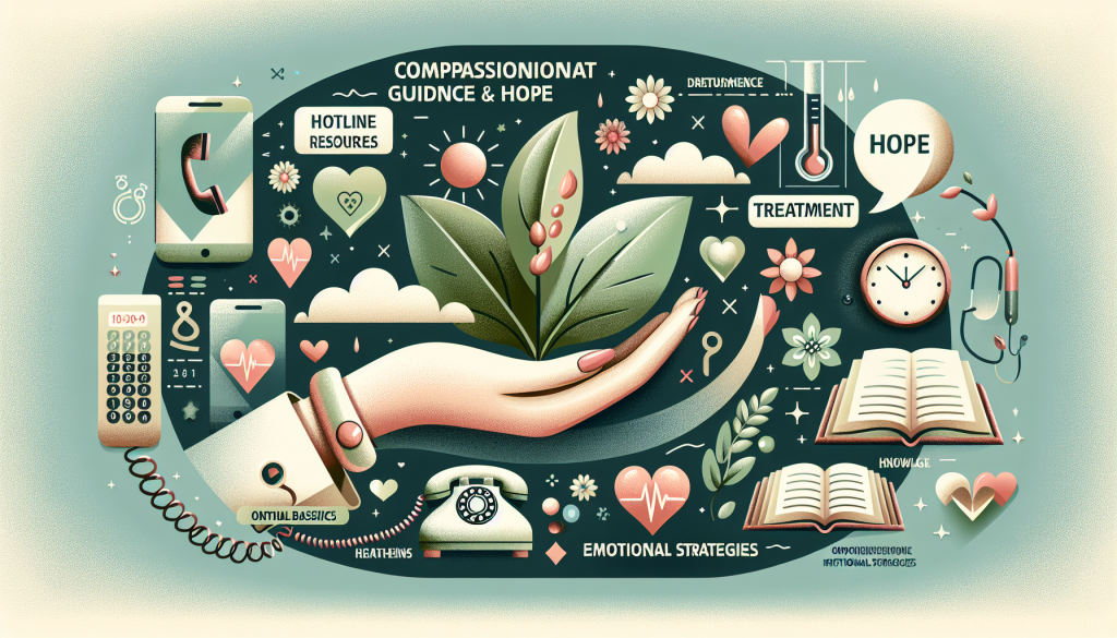 Compassionate support team with caring expressions and community engagement