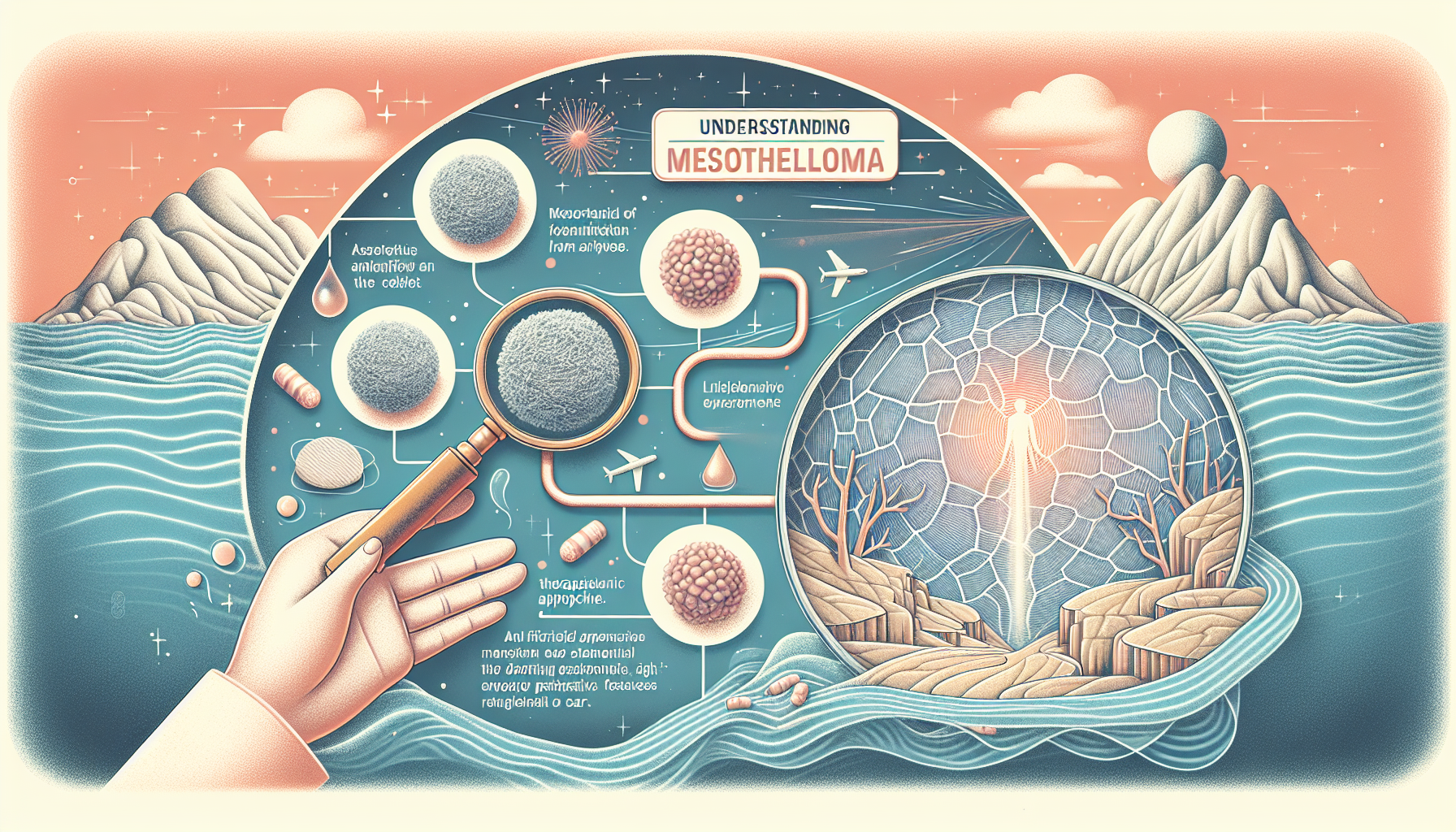 Mesothelioma support group image symbolizing hope and compassion
