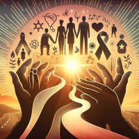 A supportive community gathering of mesothelioma survivors