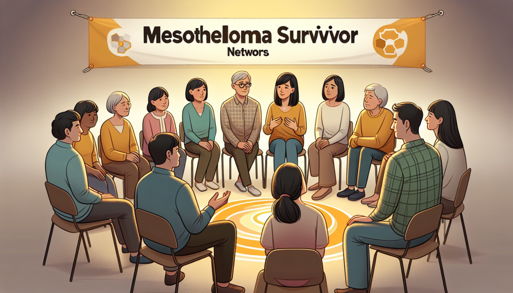 An image showing a compassionate support group meeting for mesothelioma patients