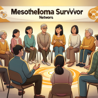 An image showing a compassionate support group meeting for mesothelioma patients