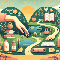 Image showing a calm, supportive environment with natural elements representing holistic care for Mesothelioma.