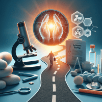 Close-up view of asbestos testing equipment with a focus on compassionate mesothelioma care