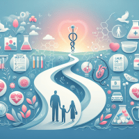 Image showing compassionate care and clinical trial process in mesothelioma