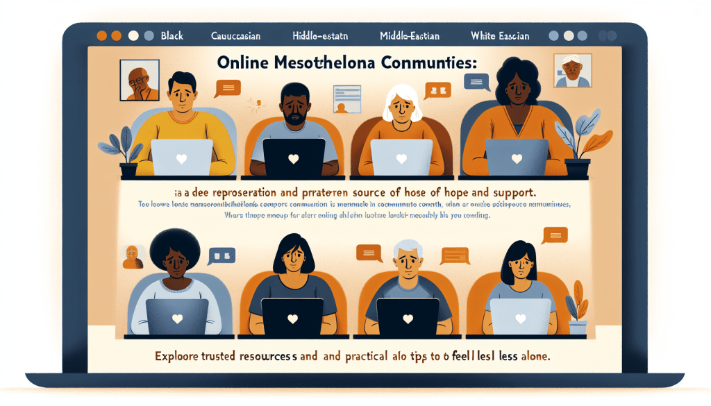 Compassionate support in online mesothelioma communities
