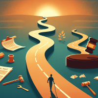 A visual representation of hope and support on the Mesothelioma journey