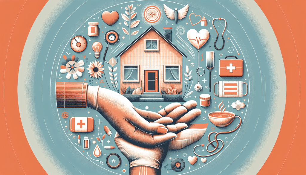 A visual depiction of mesothelioma home care support with compassionate care