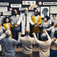 Medically Accurate Mesothelioma Staging & Treatment Options Diagram
