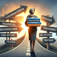 Mesothelioma Symptoms Treatment: Compassionate Insights Mesothelioma staging diagram showing stages I to IV and associated treatment options