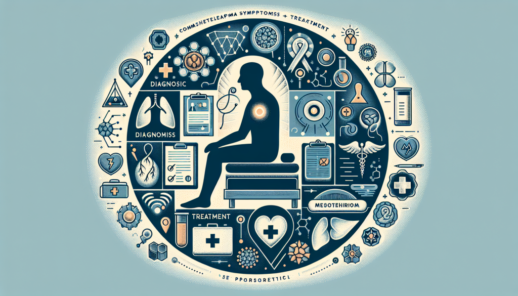 Mesothelioma staging and treatment options diagram with detailed overview of therapy choices