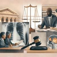 Medically accurate diagram displaying Mesothelioma staging and treatment options including surgery, chemotherapy, and radiation therapy