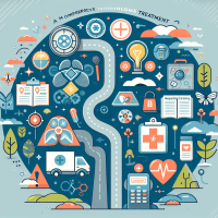 Medically accurate diagram showing mesothelioma staging and treatment options including surgery, chemotherapy, and immunotherapy